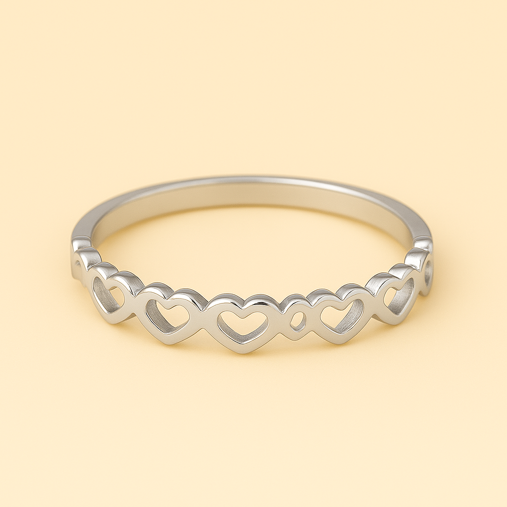 Heart-to-Heart Ring for Ladies