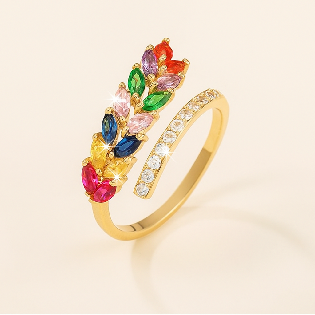 Chic Minimalist Sparkle - Two-Tone Zirconia Accent