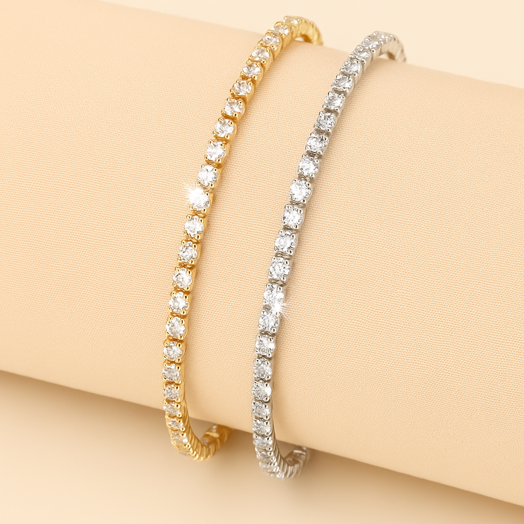 Elegant Cubic Zirconia Bracelet – Timeless Sparkle & Shine