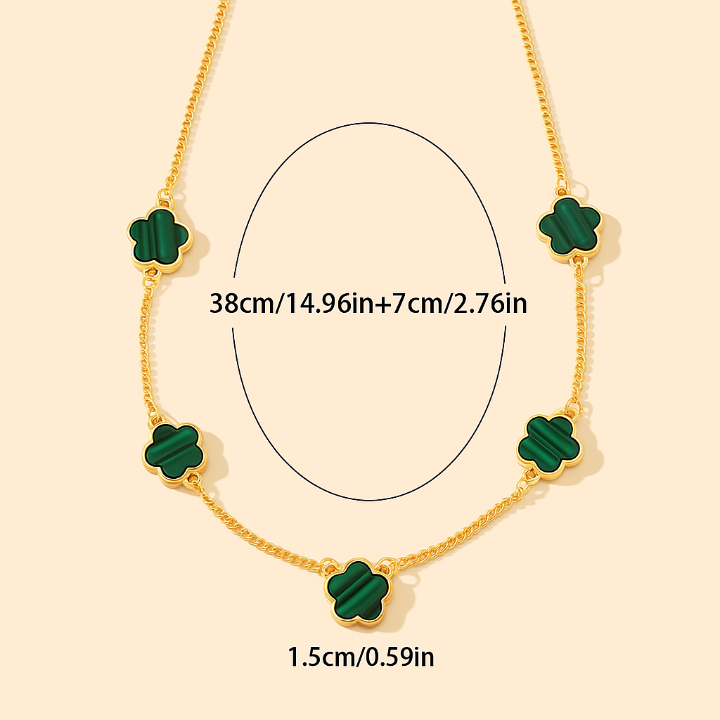 Elegant Flower Pendant Necklace – Delicate Floral Design for Women