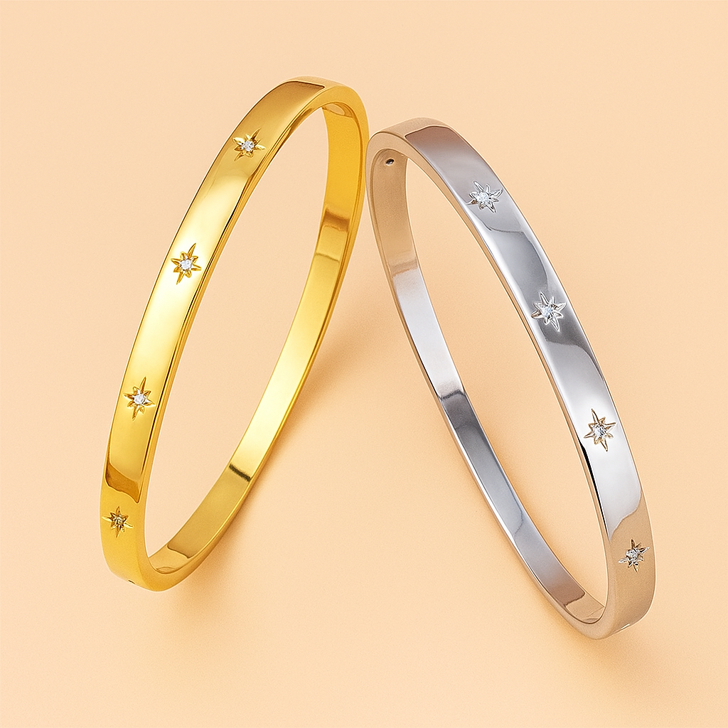 Elegant Star Zirconia Bracelet – Dainty & Sparkling Charm