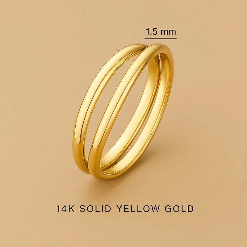 Léna Trielle Delicate Ring in 14k Gold
