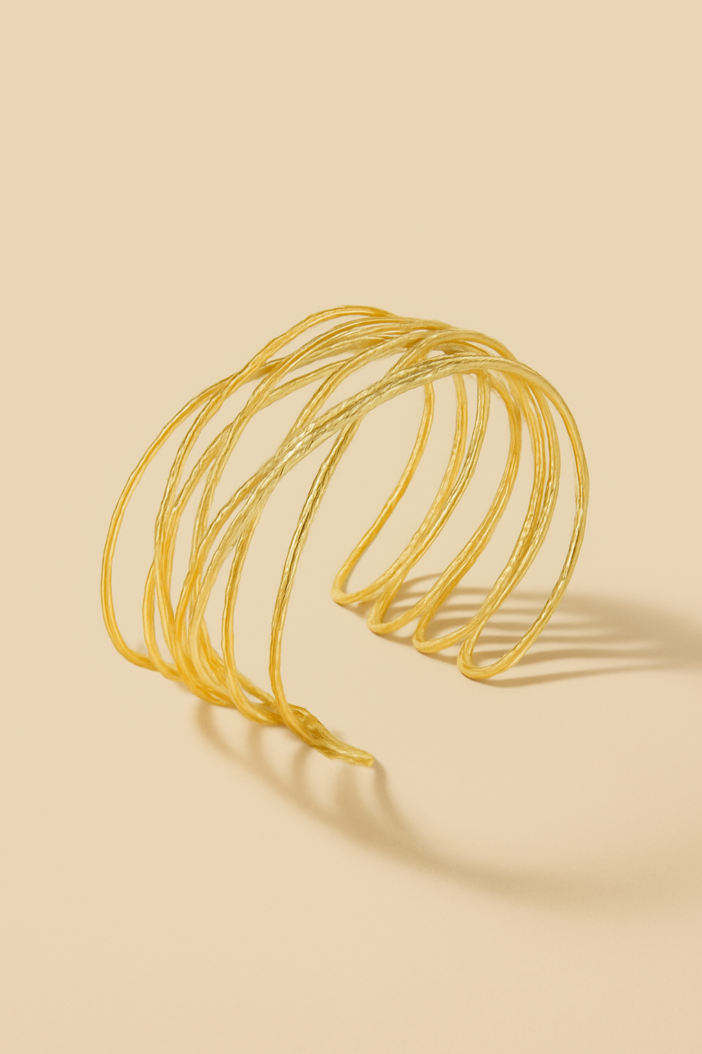 Chic geometric open cuff bracelet for women