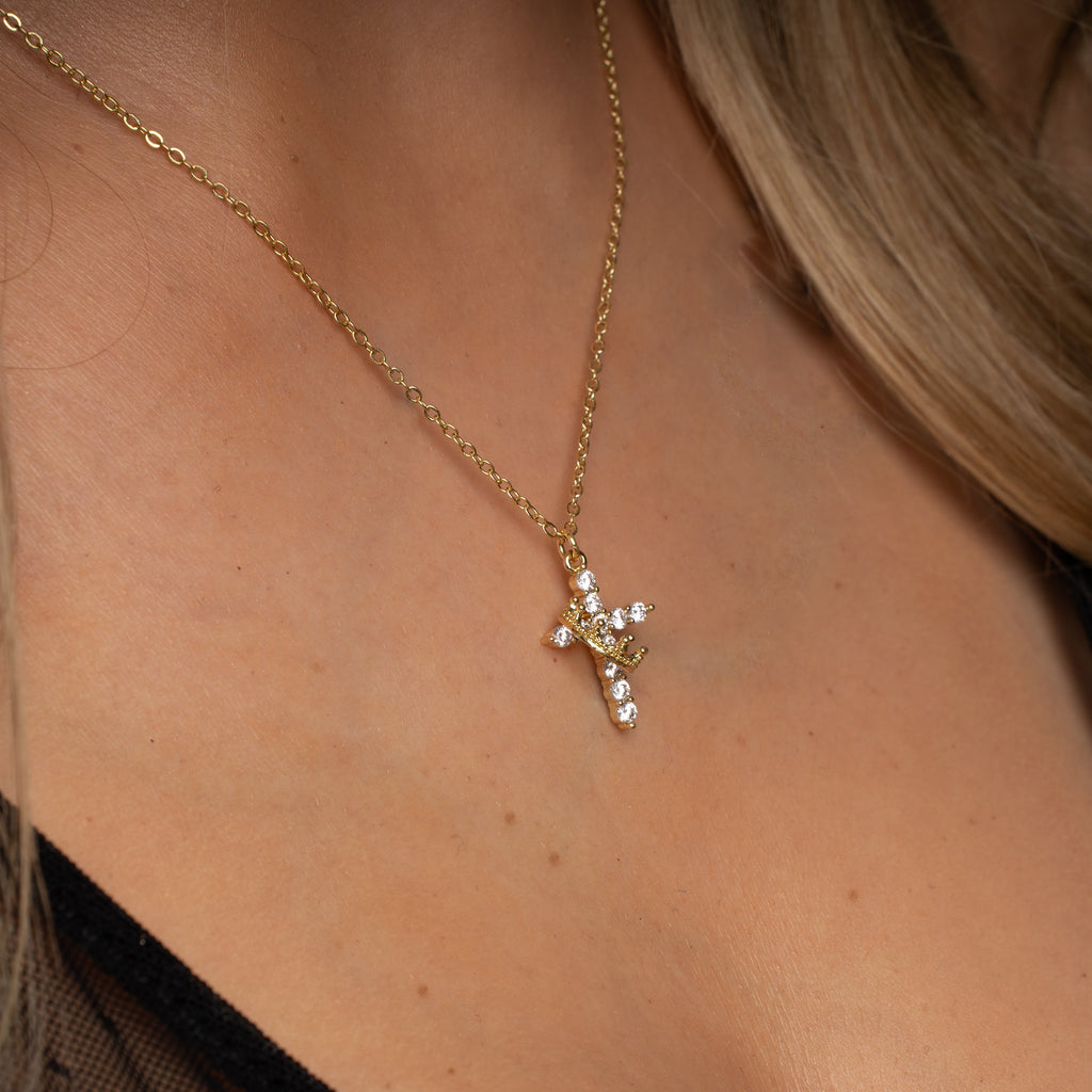 Cross Crown Faith Necklace