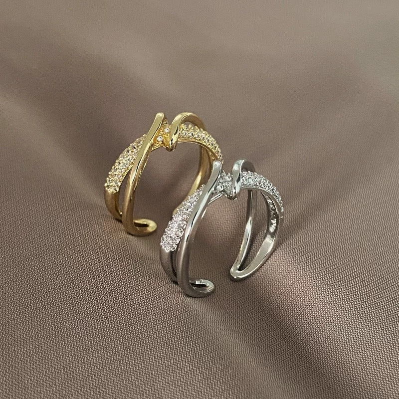 Personalized geometric adjustable ring