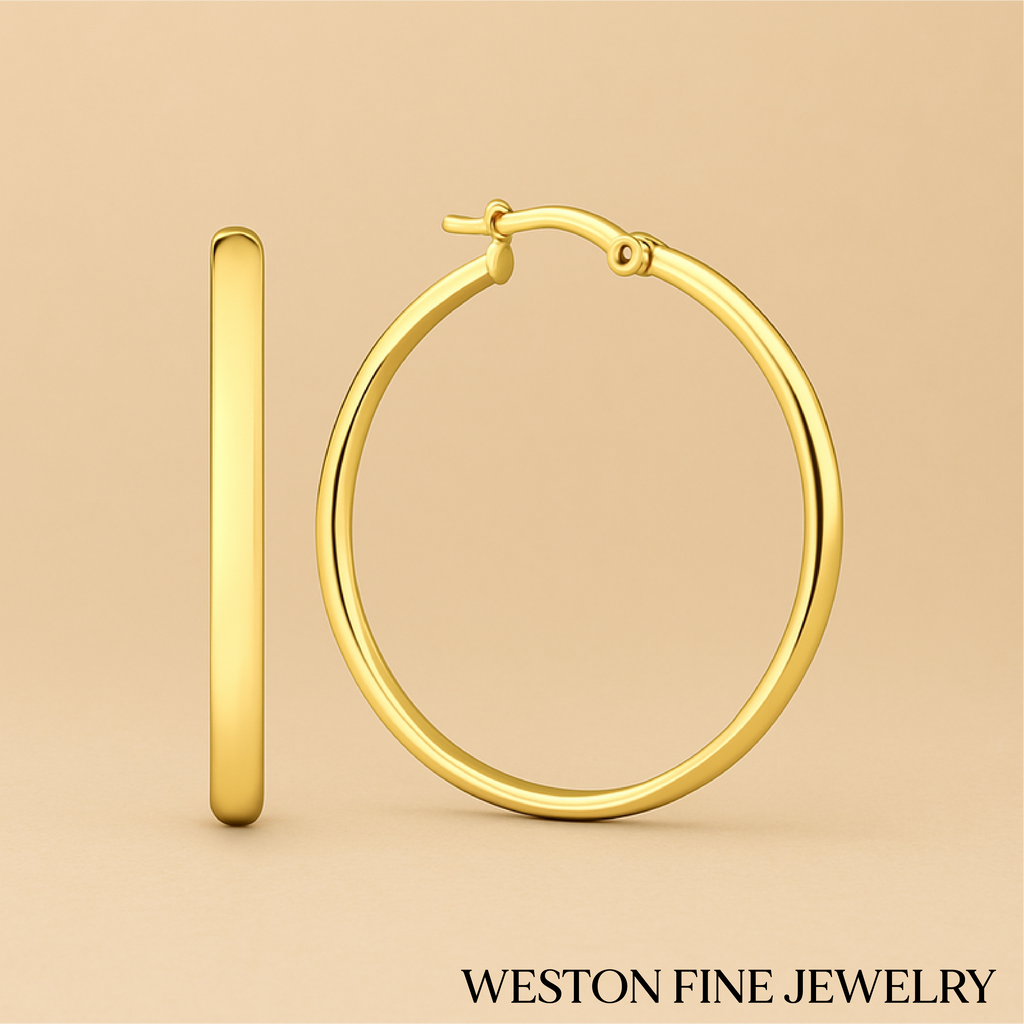 Elegant Noa Serane Earrings in 14k Gold