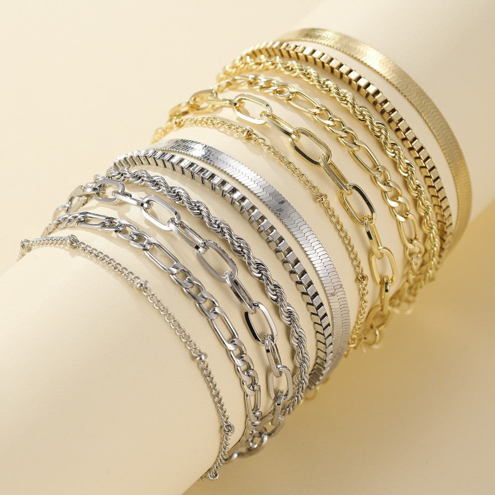 Ellis Renner 16k Gold Bracelet Set