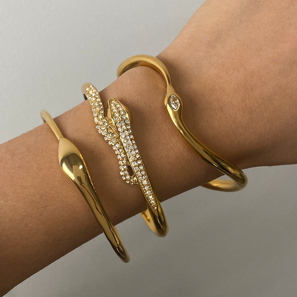 Cassian Veyne Bracelet Set in 18k Gold