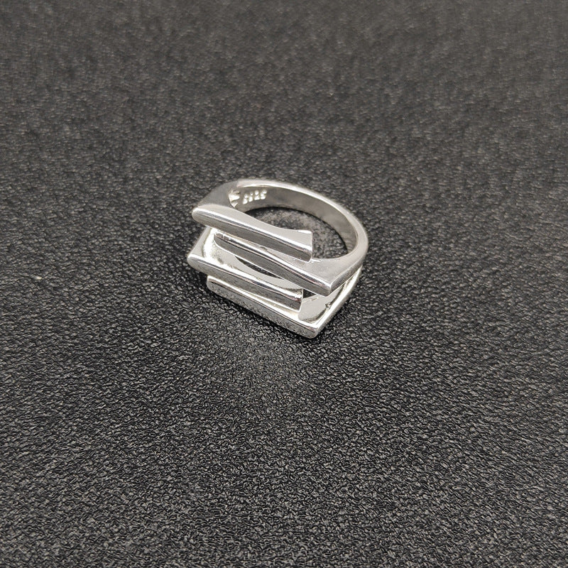 Adjustable four-step ring