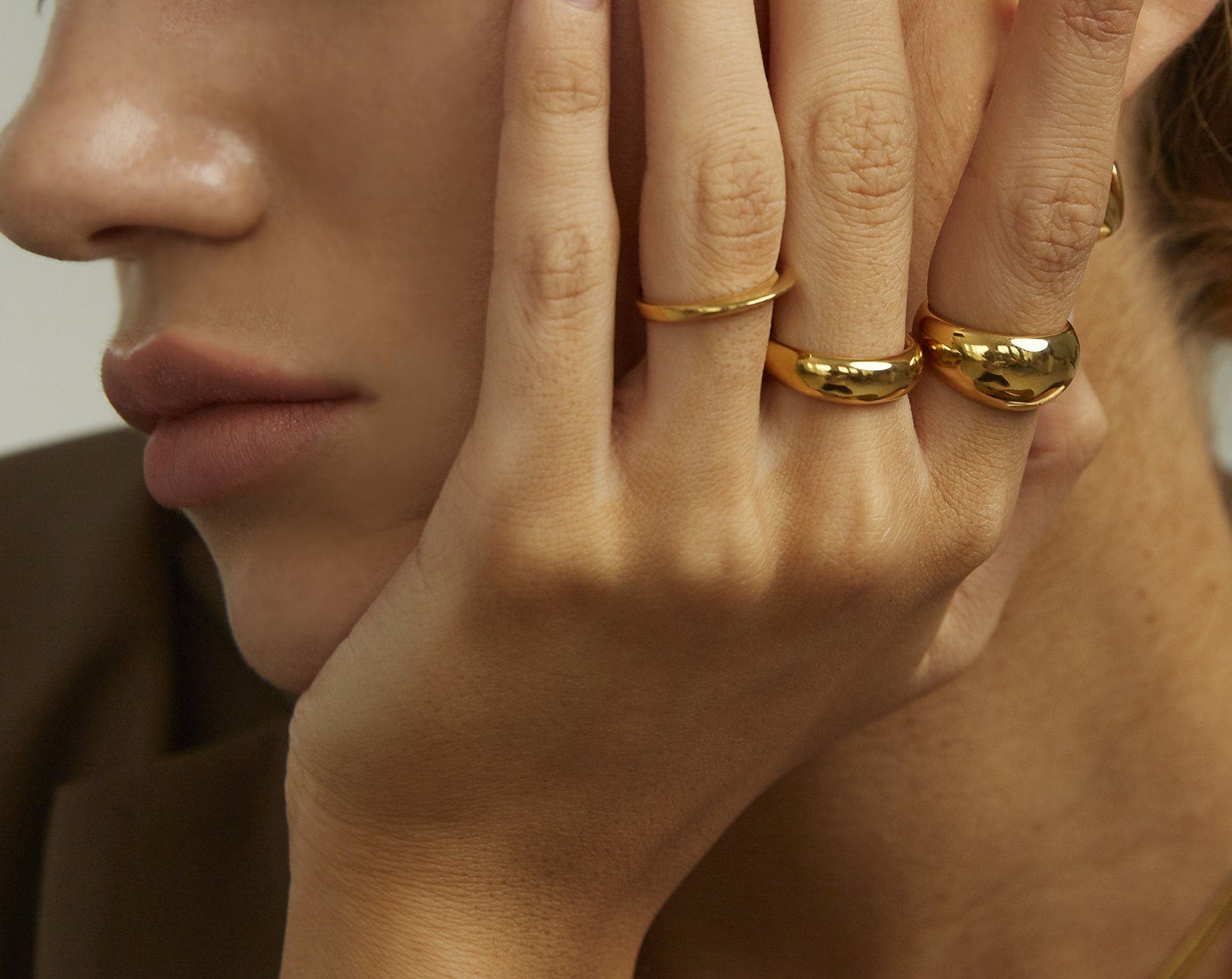 Coupling ring set